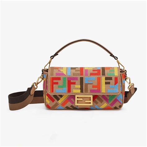 fendi multicolor baguette